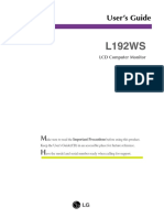 User's Guide: LCD Computer Monitor