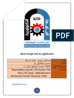 Shaft Design and Its Application