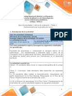 Guía de Actividades y Rúbrica de Evaluación - Tarea 1 - Reconocimiento de La Temática Del Curso