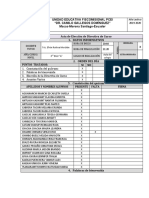 Acta de Eleccion Directiva de Curso-2do A-2019-2020