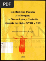 La Medicina Popular y Ia Brujeria en Nuevo Leon y Coahuila Durante Los Siglos XVIII y XIX PDF