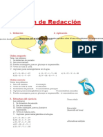 Ejercicios de Plan de Redacción