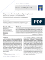 Mix Proportion of Eco-Friendly Fireproof High-Strength Concrete