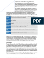 SQC in Pavkaging Industry