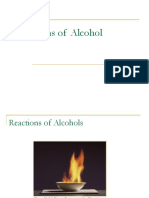 Reactions of Alcohol