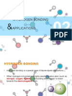 Hydrogen Bonding Applications: By-Nikhil Sharma MD Azharuddin Yash