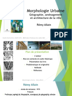 Remy Allain La Morphologie Urbaine