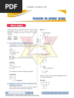 Álgebra - 1ro - 1ra Ficha PDF