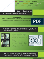 Textos Terroristas. Disidencia Al Canon Literario Escolar-Clau Bidegain