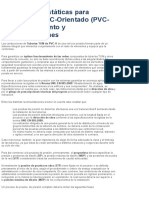 Pruebas Hidrostáticas para Tuberías de PVC-Orientado (PVC-O) - Procedimiento y Recomendaciones - Molecor