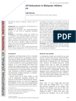 Oral Langerhans Cell Histiocytosis in Malaysian Children: A 40-Year Experience