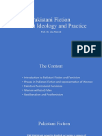 Pakistani Fiction Feminist Ideology and Practice: Prof. Dr. Zia Ahmed