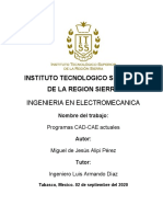 Programas CAD-CAE Actuales.