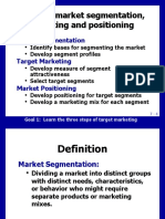 Segmentation Targetting