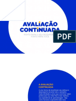 Manual Avaliação Continuada Presencial