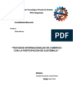 Tratados Internacionales de Comercio Con La Participación de Guatemala