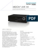 Specsheet Avr151 PDF