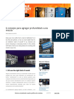 6 Consejos para Agregar Profundidad A Una Mezcla - Olas PDF