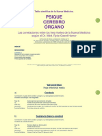 Psique Cerebro Órgano: Las Correlaciones Entre Los Tres Niveles de La Nueva Medicina Según El Dr. Méd. Ryke Geerd Hamer