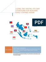 Utilizing The Digital 4th Way As A Platform For Building A People Centred ASEAN