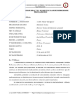 Silabo Asistencia en Administracion de Medicamentos