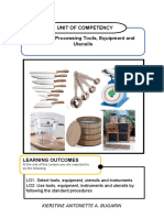 Food Processing Learning Activity Sheet