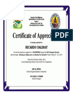 Brigada Certificate