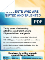 Students Who Are Gifted and Talented