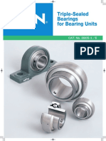 Triple-Sealed Bearings For Bearing Units: CAT. No. 3905-@ E