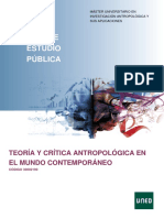 1 Teoria y Critica Antropologica en El Mundo Contemporaneo