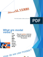 Modal Verbs: Teacher Ingrid Lorena Moncayo