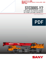 Specification For SANY 30 Ton Truck Crane STC300S PDF