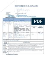 SESIÓN DE APRENDIZAJE Don Dimas (1) Amplaicion