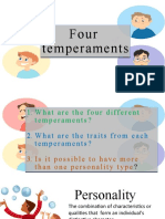 The 4 Temperaments and Its Implication