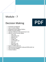 Unit 4 Module 7 Decision Making