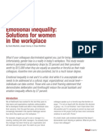 Emotional Inequality: Solutions For Women in The Workplace