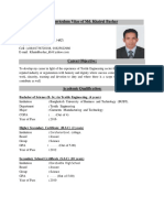 Curriculum Vitae of Md. Khairul Bashar