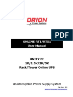 Orion Online rt1 rtx1 1 3kva Manual