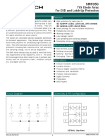 TVS Diode Array For ESD and Latch-Up Protection: Preliminary Protection Products Description Features