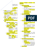 Globalization Theoretical Paradigms Associated With Globalization