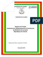 Rapport Final Audit Ministère de La Santé PDF