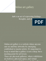 Online Art Gallery