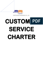 SMSA Customer Service Charter