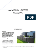 ALUMINIUM LOUVERS CLADDING (O)