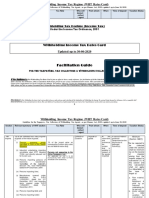 Withholding Income Tax Regime (WHT Rates Card) : Facilitation Guide