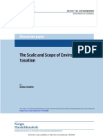 The Scale and Scope of Environmental Taxation: Discussion Paper