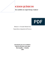 Procesos Químicos: Análisis Energético Asistido Con Aspen Energy Analyzer