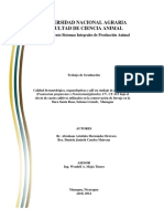 Calidad Bromatológica, Organolépticas y PH en Ensilaje de Pasto Cubano