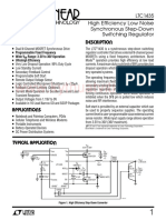 Features Descriptio: LTC1435 High Efficiency Low Noise Synchronous Step-Down Switching Regulator