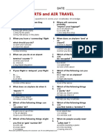 Garmendia - Josue - Airports and Air Travel Worksheet